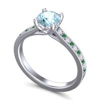 Cathedral Diamond Pave Vakra Ring