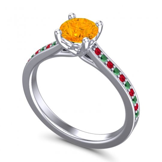 Cathedral Diamond Pave Vakra Ring