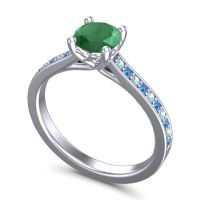 Cathedral Diamond Pave Vakra Ring