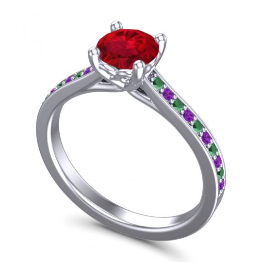 Cathedral Diamond Pave Vakra Ring