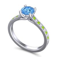 Cathedral Diamond Pave Vakra Ring