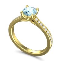 Cathedral Diamond Pave Vakra Ring