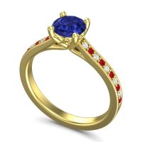 Cathedral Diamond Pave Vakra Ring