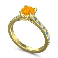 Cathedral Diamond Pave Vakra Ring