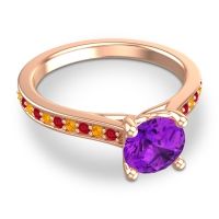 Cathedral Diamond Pave Vakra Ring