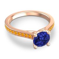 Cathedral Diamond Pave Vakra Ring