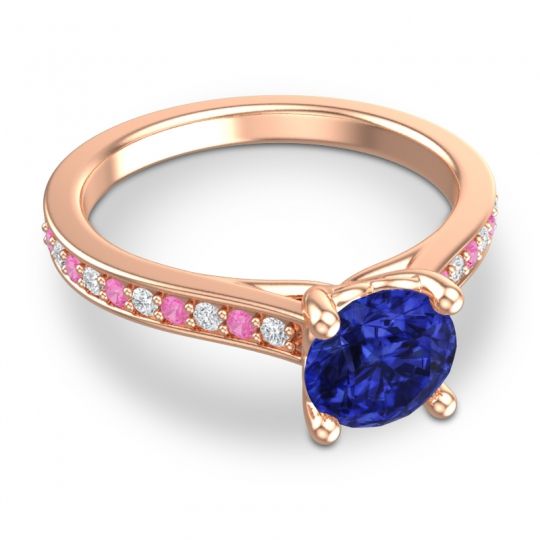 Cathedral Diamond Pave Vakra Ring