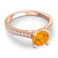 Cathedral Diamond Pave Vakra Ring