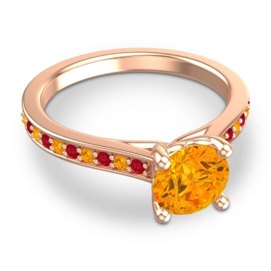 Cathedral Diamond Pave Vakra Ring