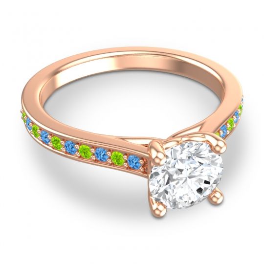 Cathedral Diamond Pave Vakra Ring