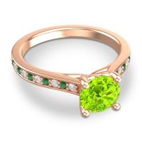 Cathedral Diamond Pave Vakra Ring