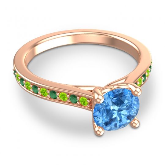 Cathedral Diamond Pave Vakra Ring