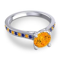 Cathedral Diamond Pave Vakra Ring