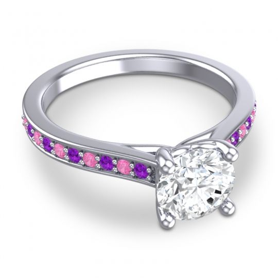 Cathedral Diamond Pave Vakra Ring