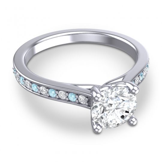 Cathedral Diamond Pave Vakra Ring