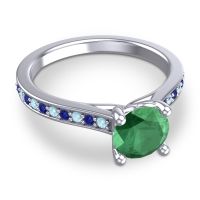 Cathedral Diamond Pave Vakra Ring