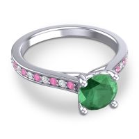 Cathedral Diamond Pave Vakra Ring