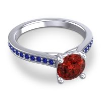 Cathedral Diamond Pave Vakra Ring