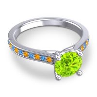 Cathedral Diamond Pave Vakra Ring