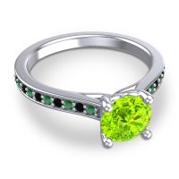 Cathedral Diamond Pave Vakra Ring