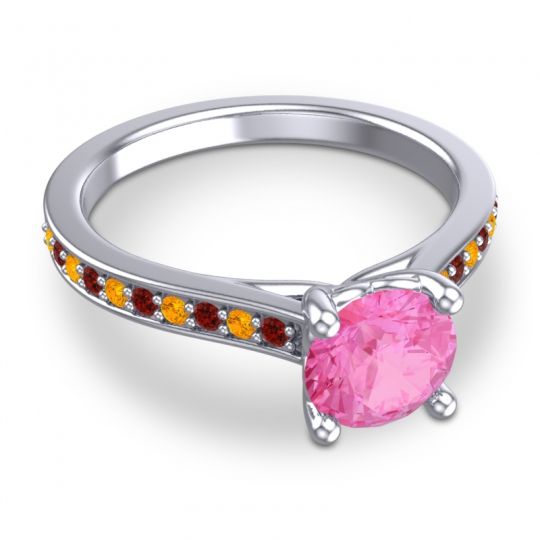 Cathedral Diamond Pave Vakra Ring