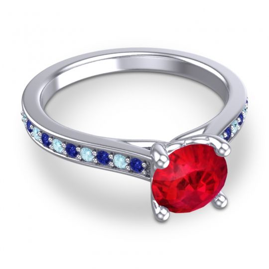 Cathedral Diamond Pave Vakra Ring