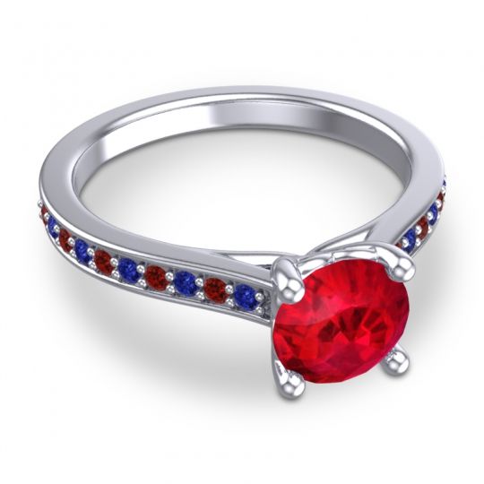 Cathedral Diamond Pave Vakra Ring