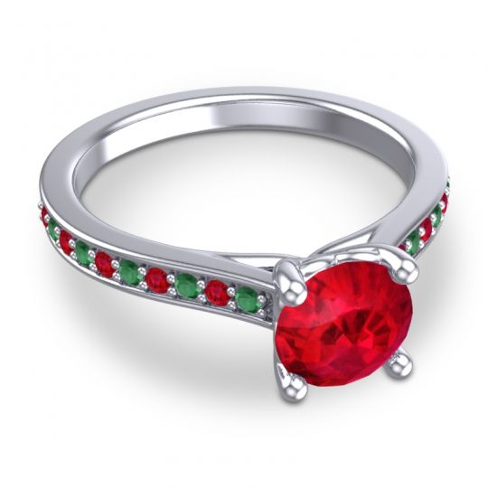 Cathedral Diamond Pave Vakra Ring