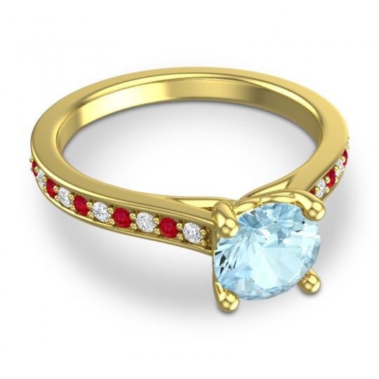 Cathedral Diamond Pave Vakra Ring