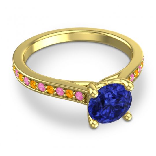 Cathedral Diamond Pave Vakra Ring