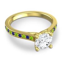 Cathedral Diamond Pave Vakra Ring