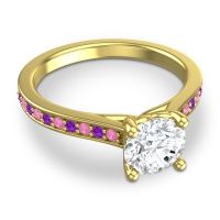 Cathedral Diamond Pave Vakra Ring