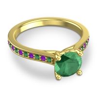 Cathedral Diamond Pave Vakra Ring