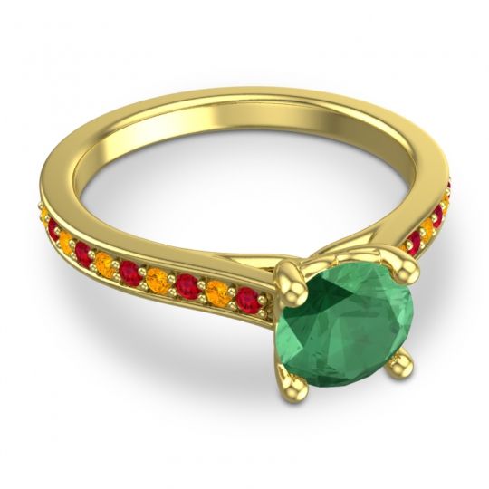 Cathedral Diamond Pave Vakra Ring