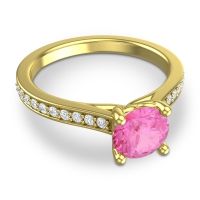 Cathedral Diamond Pave Vakra Ring