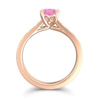 Cathedral Diamond Pave Vakra Ring