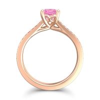 Cathedral Diamond Pave Vakra Ring