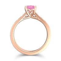 Cathedral Diamond Pave Vakra Ring