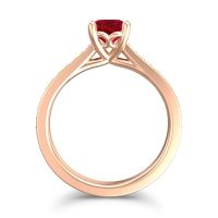 Cathedral Diamond Pave Vakra Ring