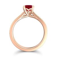 Cathedral Diamond Pave Vakra Ring