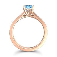 Cathedral Diamond Pave Vakra Ring