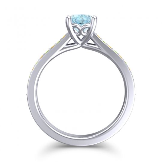Cathedral Diamond Pave Vakra Ring
