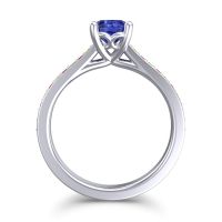 Cathedral Diamond Pave Vakra Ring