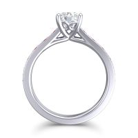 Cathedral Diamond Pave Vakra Ring