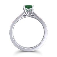 Cathedral Diamond Pave Vakra Ring