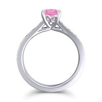 Cathedral Diamond Pave Vakra Ring