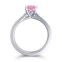 Cathedral Diamond Pave Vakra Ring