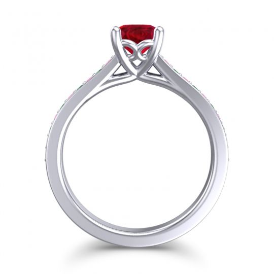 Cathedral Diamond Pave Vakra Ring