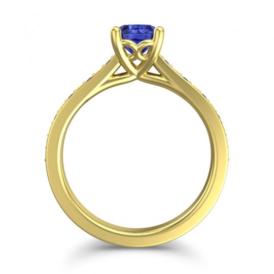 Cathedral Diamond Pave Vakra Ring