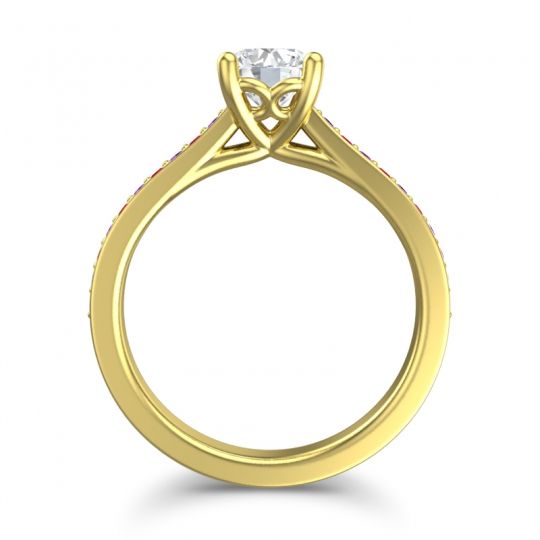 Cathedral Diamond Pave Vakra Ring